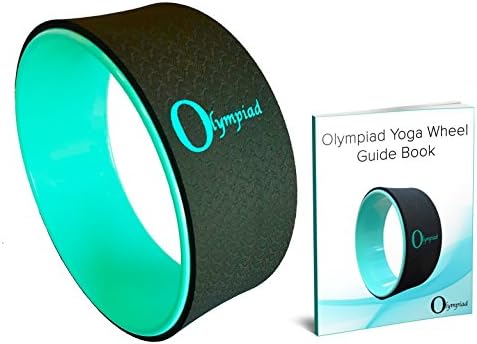 Yoga Wheel 12" Basic by Olympiad - With E-book Detailed Step by Step Guide on Dharma Poses - Improve Posture/Flexibility