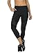 RBX Active womens High Waisted Ventilated Mesh Capri Leggings,Black,Medium