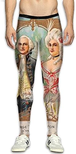 DOPPYENG Mens Compression Pants Base Layer Running, Cycling, Sports, Training, Weightlifting Tights Washington?? Birthday 3D Print Fitness Sports Tight Leggings