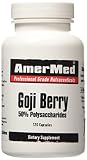Goji Berry Extract (Wolfberry) - 120 Capsules - 30 day supply - 3200mg per serving - Amermed