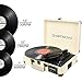 DIGITNOW Record Player, Turntable Suitcase with Multi-function Bluetooth/FM Radio/USB and SD Card Port/Vinyl to MP3 Converterthumb 2