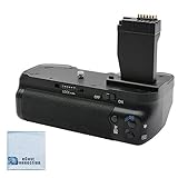 Battery Grip for Canon T6i/T6S DSLR Cameras + eCostConnection Microfiber Cloth