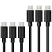 Sabrent [6-Pack] 22AWG Premium Micro USB Cables (X3-3ft + X3-1ft) High Speed USB 2.0 A Male to Micro B Sync and Charge Cables [Black] (CB-U631) primary