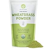 Neurogan Organic Wheat Grass Powder (1lb) - USDA Organic Raw Wheatgrass Concentrate, Rich in Vitamins, Fiber, Chlorophyll and Trace Minerals, Increase Blood Cell Oxygen, Reduce Inflammation, Non-GMO