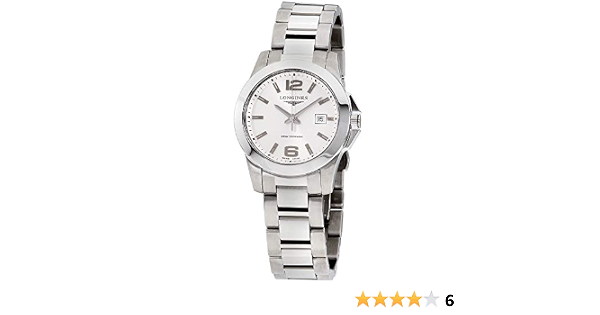 Longines Conquest Silver Dial Stainless 