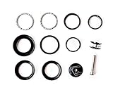 YOU+ 1-1/8″ Heavy Duty Headset Top Cap Bearings, Threadless Stem Tapered Sealed BMX Bearing Nuts for Mountain MTB Bike