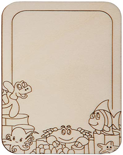 Hofmeister Holzwaren wooden cutouts (Small board with sea animals)