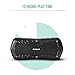 Nekteck Portable Wireless Bluetooth Speaker with 10W Audio Output, IP65 Water Resistant & Dustproof, Shockproof Design, Built-in Mic, USB Charging Port for Phones - Black