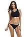 zeraca Women's High Neck Crochet Racerback Bikini Bathing Suit