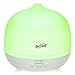 Housmile Essential Oil Diffuser, Ultrasonic Cool Mist Humidifier with Color LED Mood Lights Changed & Auto Shut-off Safety Guarantee, Frosted Glass Upgrade Version, 300ml