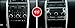 Dashboard Console Air-condition Switch Cover Trim for Land Rover Discovery Sport 2015 2016 2017