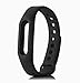 Idol Colorful Waterproof Replacement Band for XiaoMi Wireless Wristband Bracelet (No Activity Tracker) (Black)