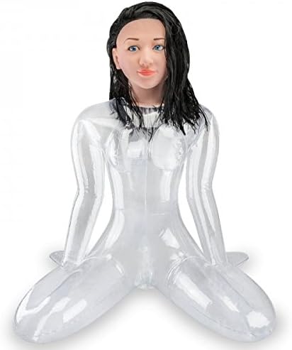 LOVE AND VIBES - Ideal for Men - Zoey Spread Legs Clear Inflatable - PVC