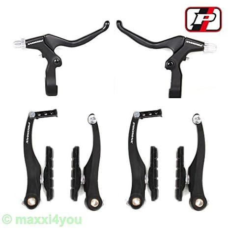 01110101-S Promax Fahrrad V-Brake Bremsen-Set Bremse Schwarz