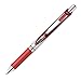 Pentel EnerGel Deluxe RTX Gel Pen, Medium Metal Tip, Red/Silver Barrel, Red Ink, Box of 12 (BL77-B)