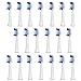 20 pcs Replacement Brush Heads Compatible with Oral-B Pulsonic Electric Toothbrush - Model SR32-4 - Works with all Oral B Pulsonic Model Handles - by Pure Vie