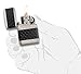 Zippo Black Zip Guard Pocket Lighter, Brushed Chrome