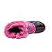 Global Kids Winter Boots, Black/Pink36, 12 M US Little Kid