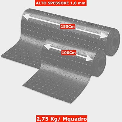 Pavimenti In Gomma Isolante Tappeto Gomma Antiscivolo Passatoia Gomma Tappeti Di Gomma A Metro Per Industria In Vari Modelli E Misure Design A