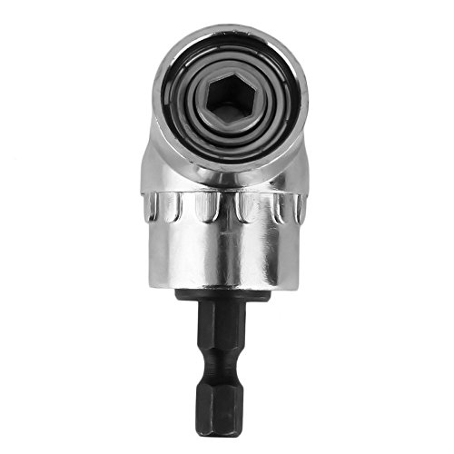 HiYi 105 Degrees Angle Extension 1/4inch 6mm Hex Drill Bit Screwdriver Socket Wrench Holder Tool