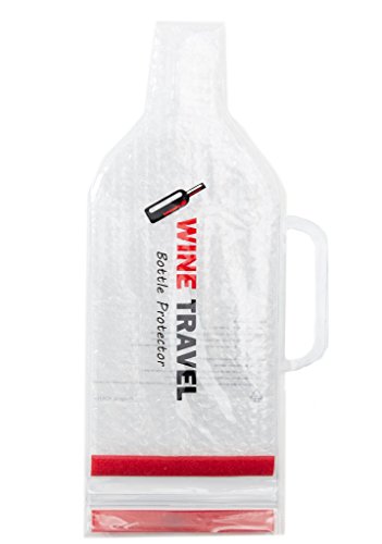 8 Pack Wine Travel Bottle Protector with Handle - Reusable Travel Wine Bags - Luggage Caddy - Wine Carrier Tote - for Safe Transportation - Leak Proof and Waterproof - Triple Level Protection - Thumbnail 7