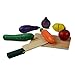Wooden Cutting Food Toys for Toddlers - Fruit Vegetable Pretend Play Children Kid Educational Toy by NimNik
