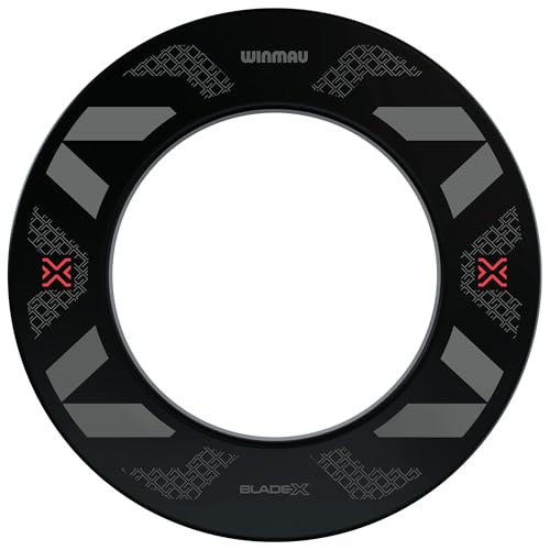 Winmau Blade X Dartscheibe Schutzring – 360° Dartboard-Wandschutz – Stoßabsorbierender Schaumstoff – Markanter Blade-X-Dartboard-Schutzring – Professi