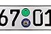 Great Britain Custom European License Plate