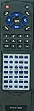 Replacement DVD Remote Control for 2011, 2012, 2013 Toyota Sienna, Highlander and Sequoia, 8617045070