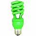 Feit Electric ESL13T/G 13-Watt Compact Fluorescent Mini Twist Bulb (60-Watt Incandescent Equivalent), Green