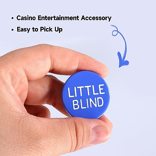 Professionelle Poker Dealer Buttons – Set Mit 6 Buttons Für Texas Hold'em