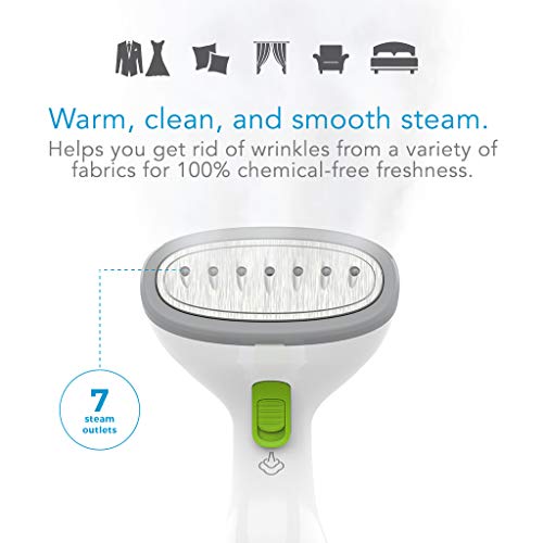 Steamfast SF452 Handheld Garment Steamer 20 Second Heat Up, Long Steam