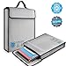 Vemingo Fireproof Bag 2000 degree Water Resistant Document Holder 15.8 x 12.6 x 3 Inches Non-Itchy Silicone Coated Fireproof Safe Storage for Money, Documents, Jewelry, Passport and Laptop