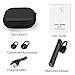 Bluetooth Headphones, [One Piece] Bovon Wireless Bluetooth Earbuds, Noise Cancelling with Mic V4.1 Portable Car Bluetooth Headset for Cell Phones Hands-free for Driver/Business/Workout/Sports (Black)