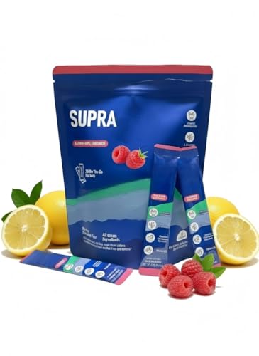 Cortisol Cocktail Powder, Contains Lemon and Raspberry, Supercalm Cortisol Powder for Cortisol Lowers, for All Skin Types, 20 Sticks Convenient Single