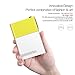 Projector, LoongSon Mini Portable LED Projector, Smartphone Pocket Projector with AV USB SD HDMI for Video/Movie/Game/Home Theater Video Projector (Yellow)