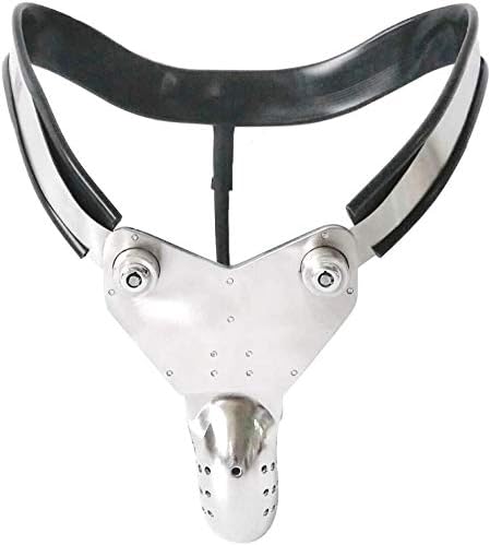 Houge 男性ステンレス鋼貞操ベルトコックケージcbtボンデージペニススリーブセックスおもちゃ男性用