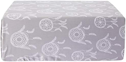 grey fitted cot sheet