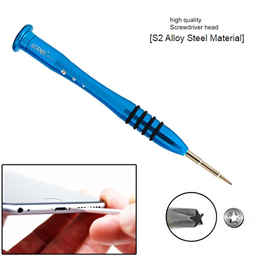 Kit d'outils 7 en 1 pour tous les iPhone 3G 4 4S 5 5S 5C SE 6 6S Tournevis Torx 0,8/1,5