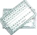 Slim Wet Wipe Cases Travel Clutch Pouch Holder 2-PACK | Reusable Refillable Portable Wipes Dispenser Container | Hand Face and Baby Wipes Stay Moist in Your Bag! (Aqua)