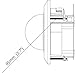 Geovision GV-EFD5101 5 MP H.264 Low Lux WDR IR Fixed IP Dome P-Iris 3~9 mm