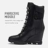 Sorel-Womens-Joan-Uptown-Mid-Lace-Boot-Rain-Waterproof-Black