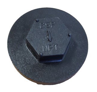 Threaded Plug Set by IrriFix - 4-Pack - 1 Inch NPT with O-Ring and IrriFix Storage Box