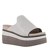 naked Feet Women's FLOW Platform Sandal, MIST, 9.5