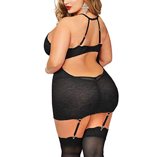 SCHOLIEBEN Dessous Reizwäsche Damen Frauen Unterwäsche Sissy Nuttiges Obsessive Body Ouvert Große Größen Wetlook… – Bild 3