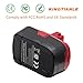 2Packs Upgraded to 5.0Ah Lithium C3 Battery for Craftsman 19.2 Volt Battery DieHard 315.115410 315.11485 130279005 1323903 120235021 11375 11376 315.PP2011 Cordless battery
