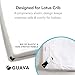 Guava Family - Lotus Crib 100% Cotton Fitted Sheet | Perfect, Manufacturer-Approved Fit, Soft & Safe for Infants, Baby and Toddlers, Unisex, Boys & Girls (Original)
