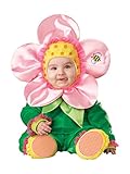 InCharacter Baby Blossom Costume, Green/Pink/Yellow, Medium