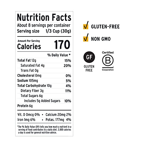 Purely Elizabeth, Vanilla Almond Butter, Keto Granola with MCT Oil