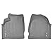MAXLINER Custom Fit 1st Row Gray Floor Mat Liner Set Compatible with 2009-2017 Chevrolet Traverse/2008-2017 Buick Enclave/2007-2010 Saturn Outlook/2007-2016 GMC Acadia/2017 Acadia Lmtd (Old Body)
